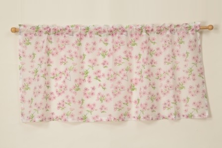 ハナザクラ　カフェカーテン