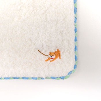 いやいやしばたさん　ワンポイント刺繍タオル(5枚入り)