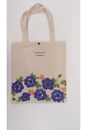 プティフルーリスト　スナップ付A4トート(2枚入り)