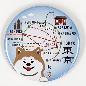 トウキョウアキヤマ　缶バッジ(5個入り)