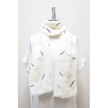 ラベンダーステッチ　ストール