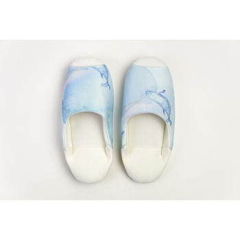 クジラフロート　ひんやりルームシューズ