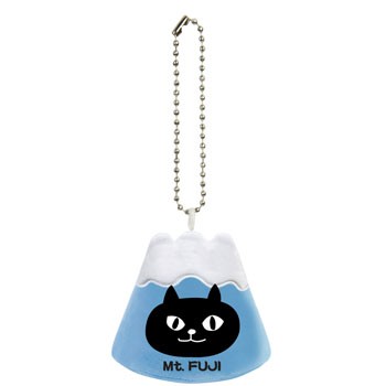 ネコマンフジ　もちふわストラップ(5個入り)