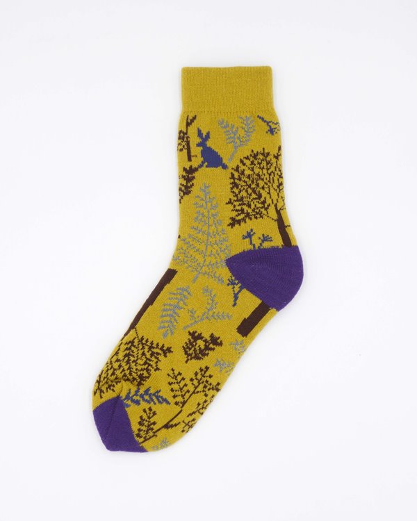 プイスト　シルク混ソックス