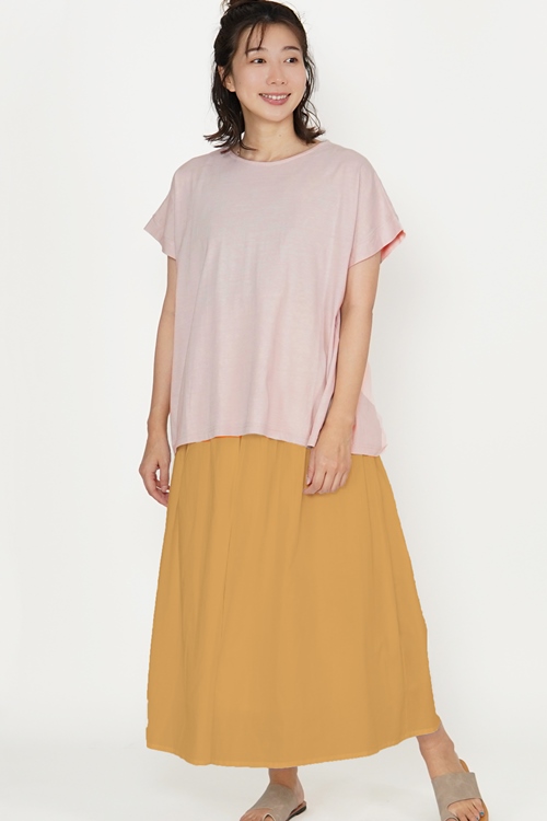 カラーボトム　スカート
