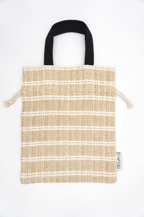 ラボニ　A4巾着バッグ