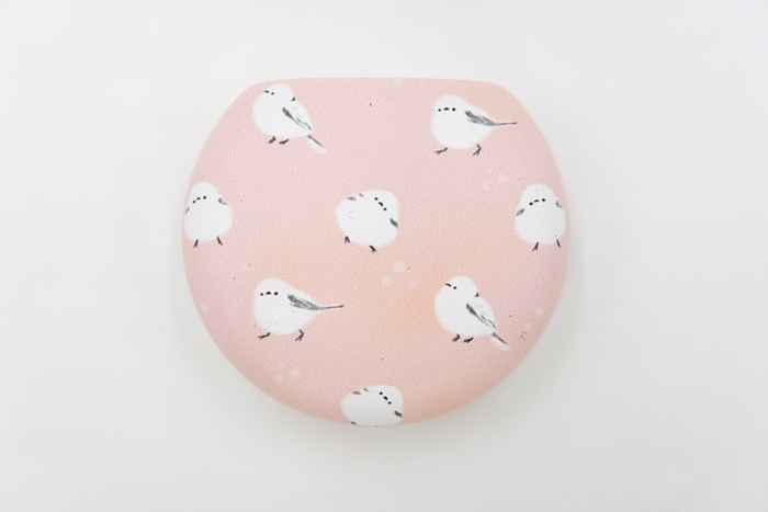 ホワホワシマエナガ　アクセサリーケース