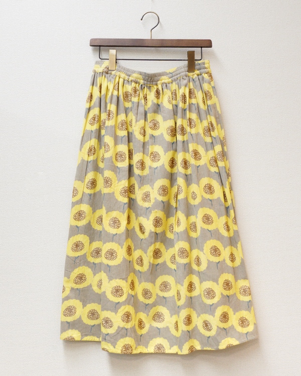 ボーダーフラワー　スカート