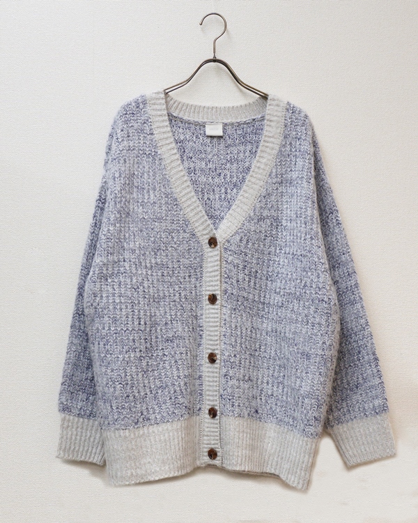 マーブルヤーン　カーディガン