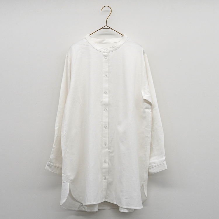 シャモン　バンドカラーチュニック