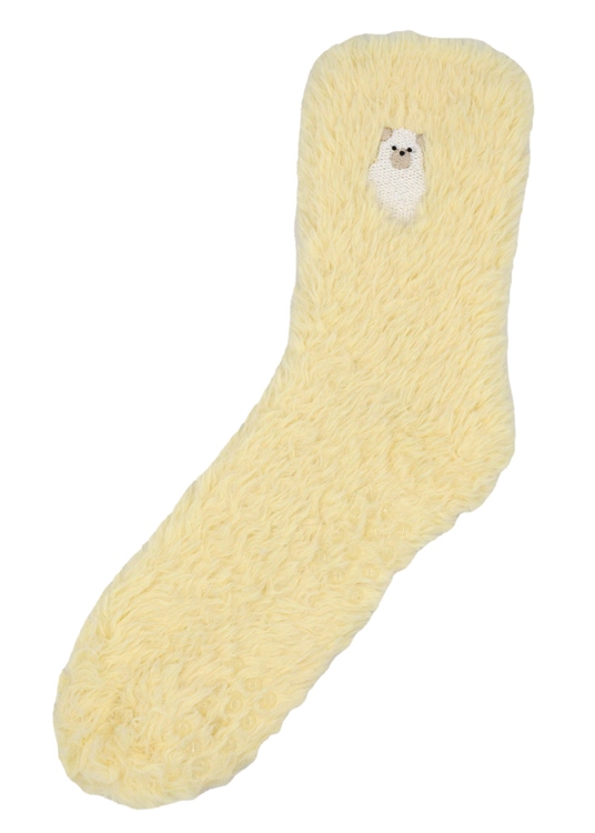 モコベア　シェニールルームソックス