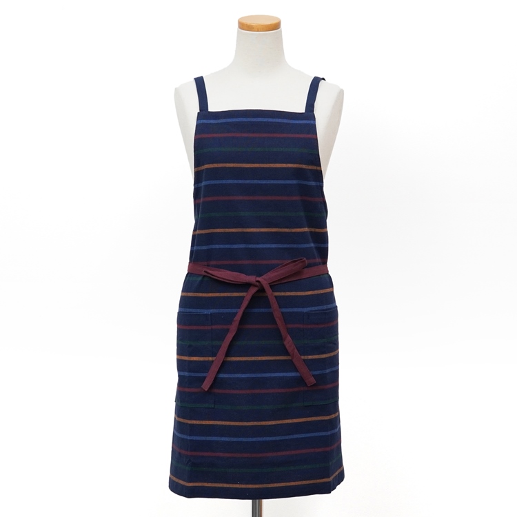 アソートボーダー　ショートエプロン