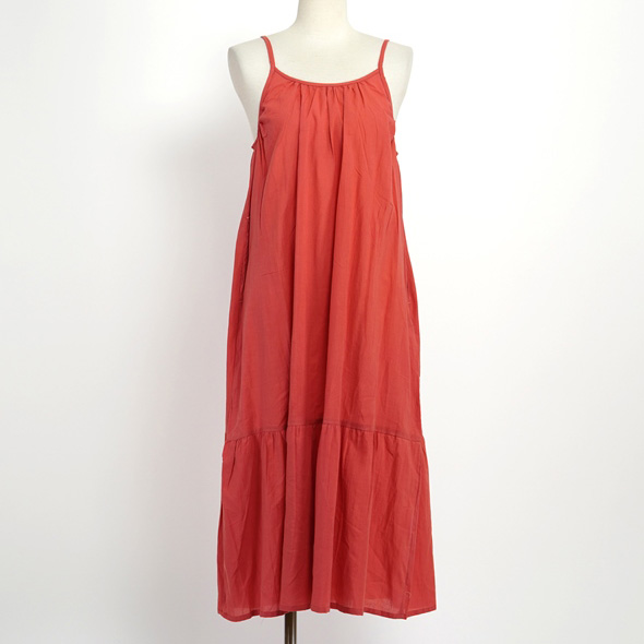 カラーボトム　キャミワンピース