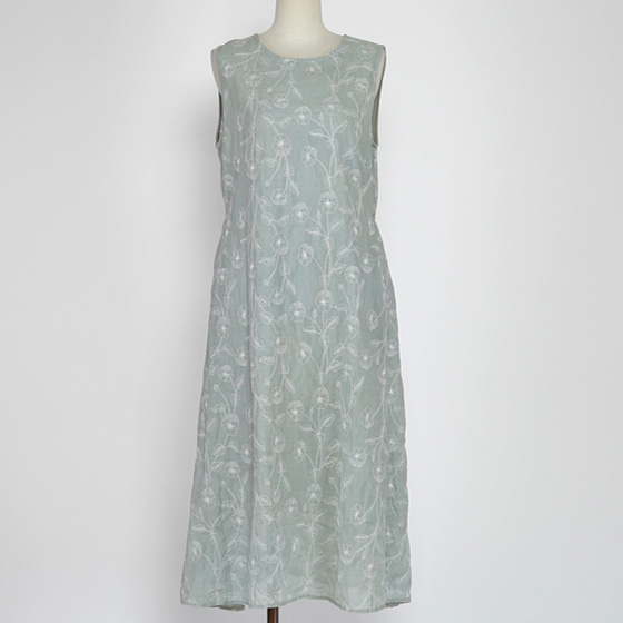 パンジー　ノースリーブワンピース