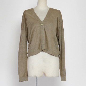 ハイヤーリネン　カーディガン
