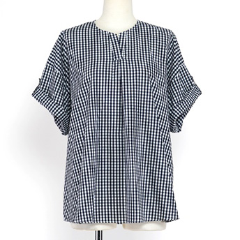 コットンリネン　プルオーバー