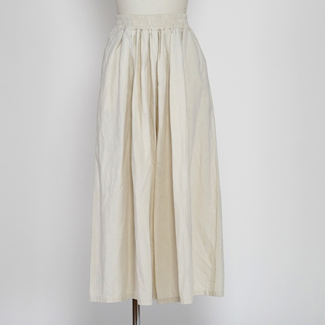 コットンクロス　ワイドパンツ