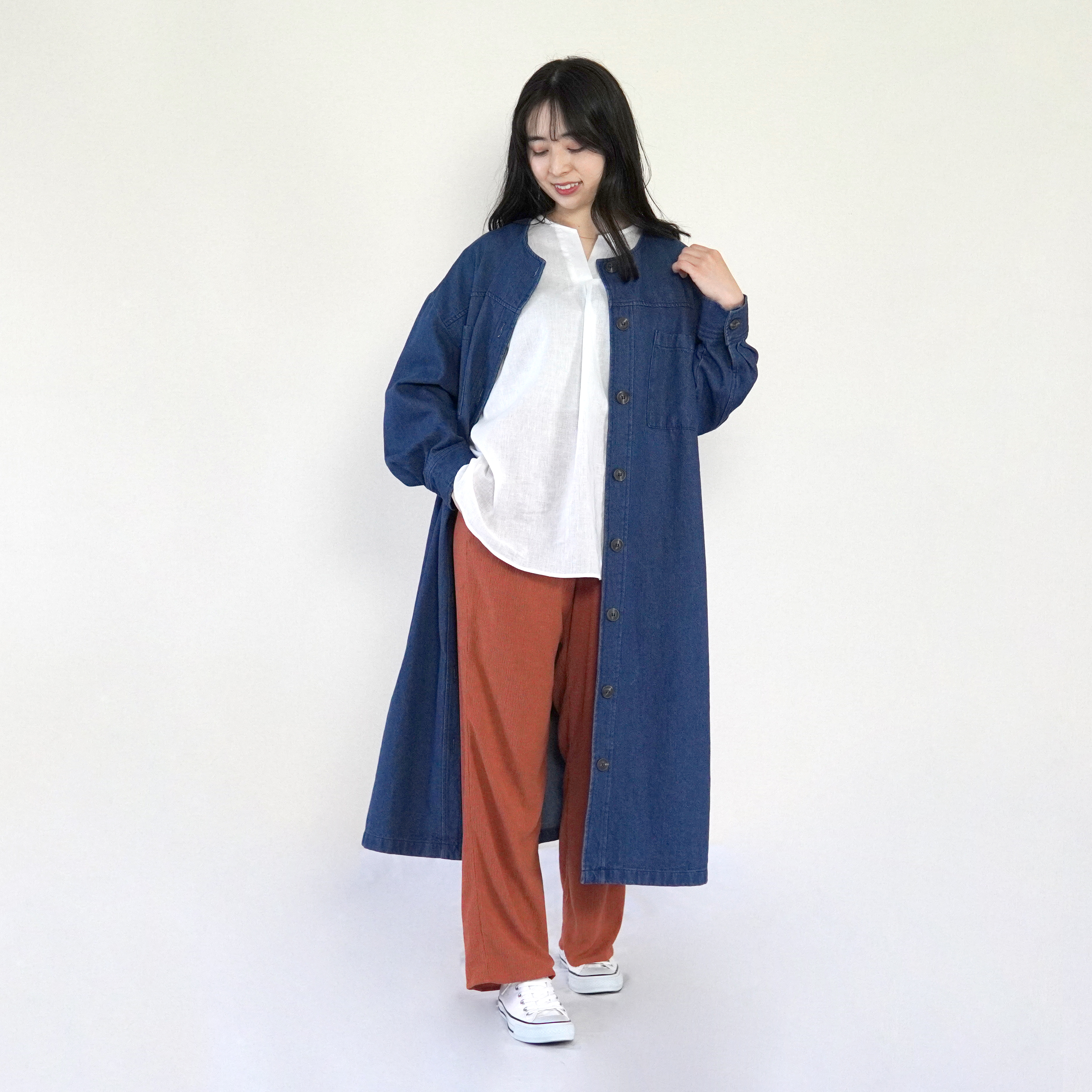 デニムワンピース