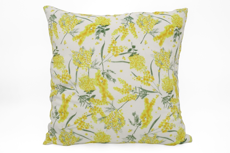 イエローシャワー　クッションカバー（中材付き）