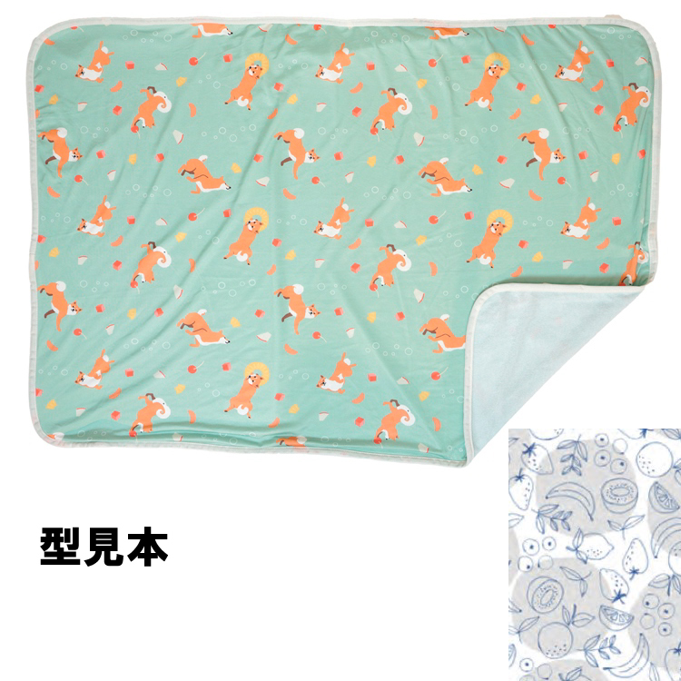 フルーツポンチ　ひんやりブランケット