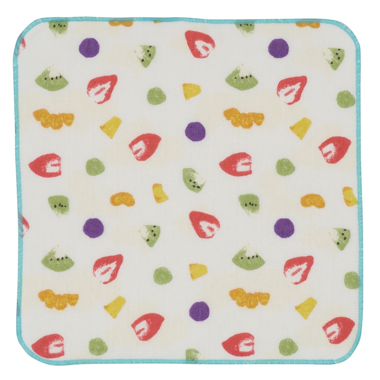 ミルキーフルーツ　ガーゼタオル(5枚入り)