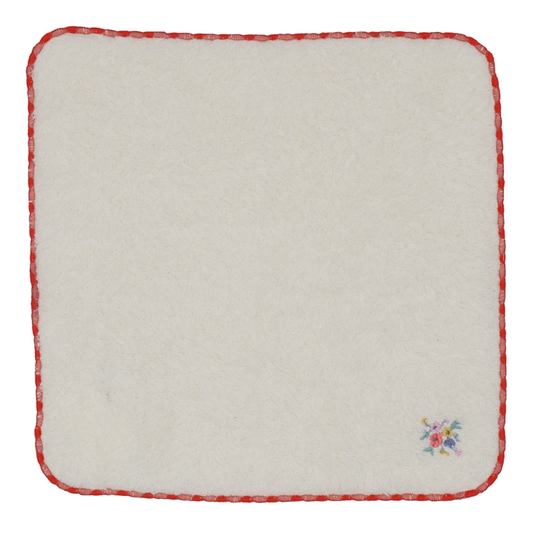 ポイントフルール　ワンポイント刺繍タオル(5枚入り)