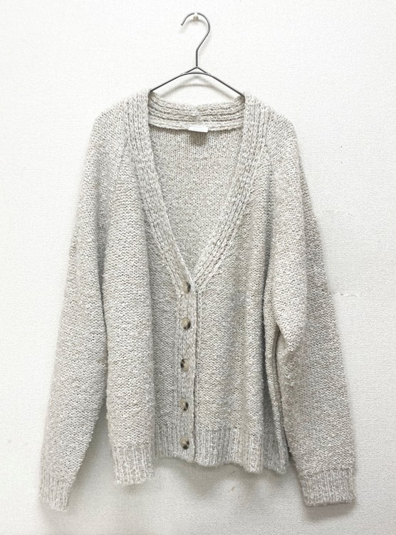 ヘアリー　カーディガン