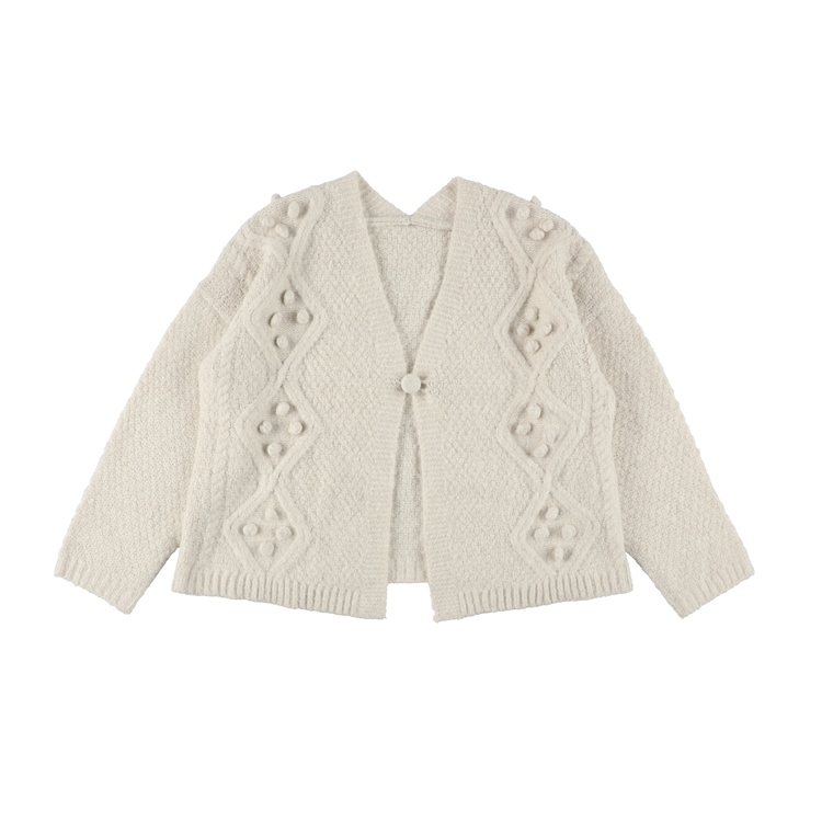 メランジェヤーン　カーディガン