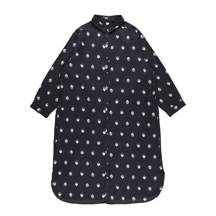 コモンドット　シャツワンピース