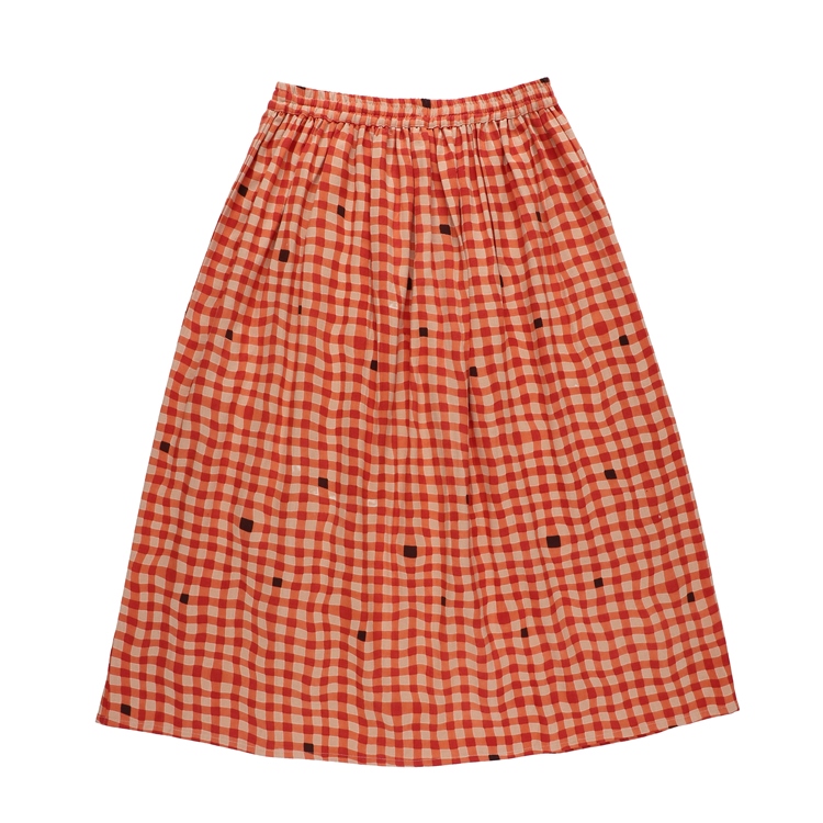 ブロックチェック　スカート