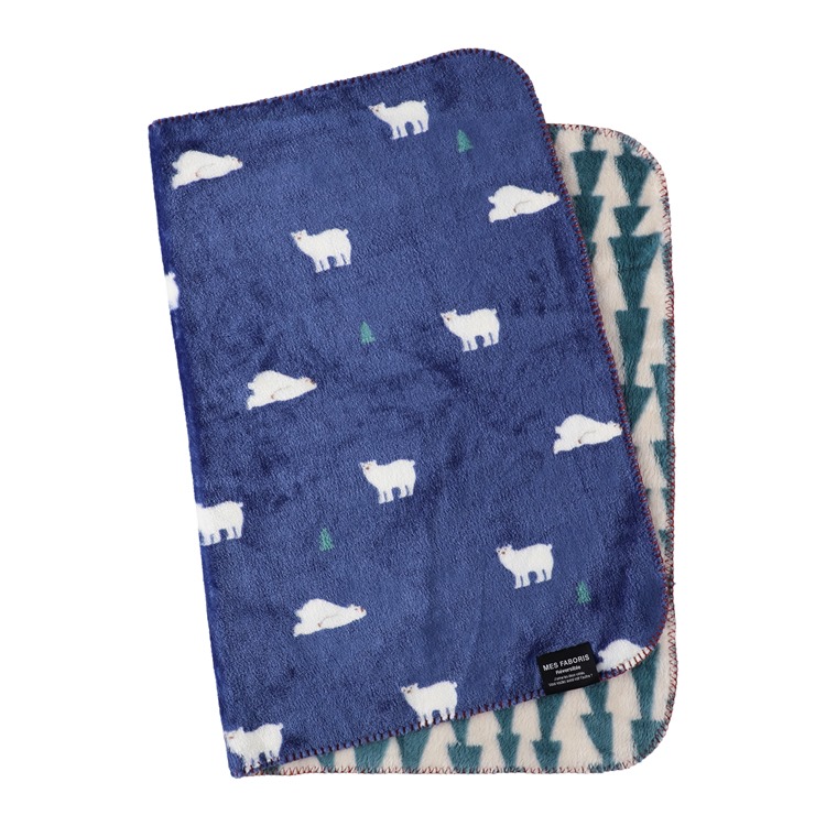 リトルベア　リバーシブルブランケット