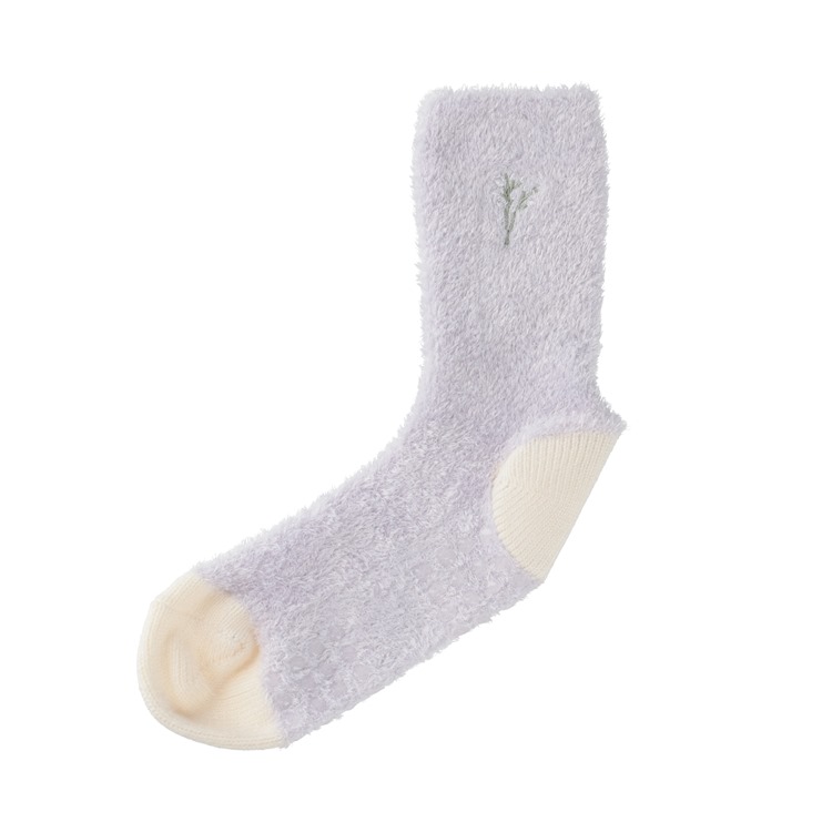 キュアフラワー　かかと保湿ルームソックス