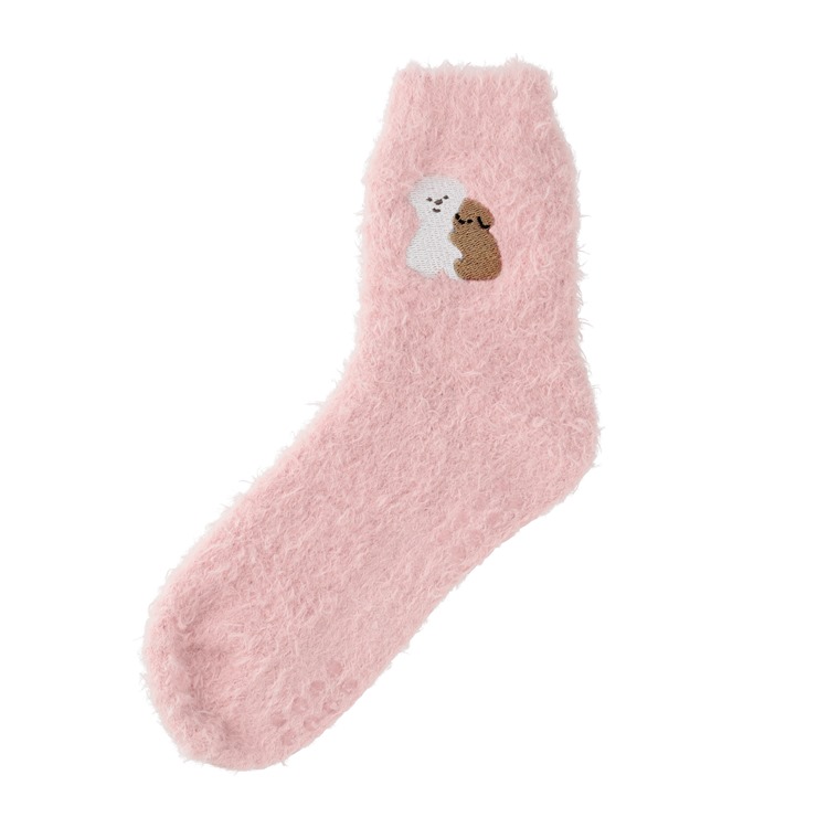 ブランアンドテディ　ふわふわルームソックス