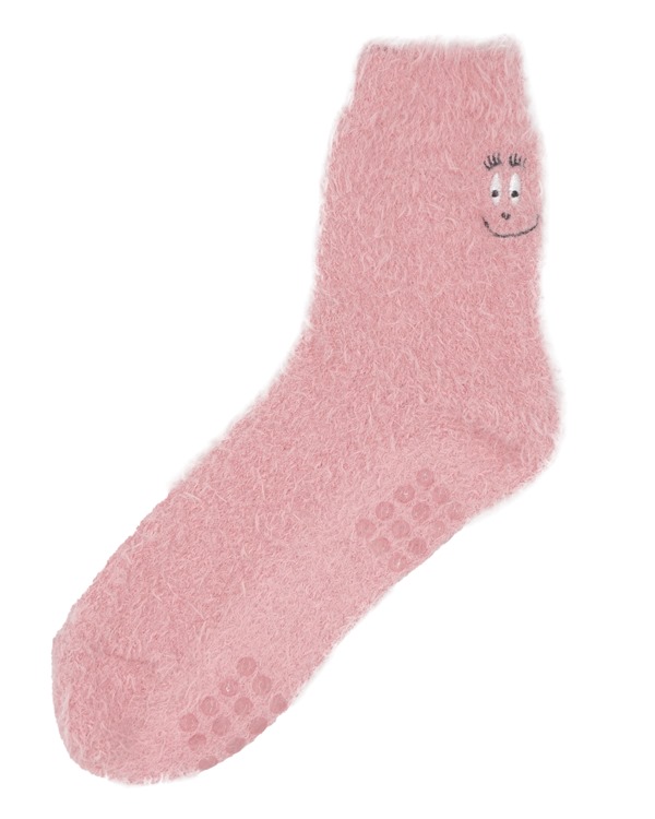 パパフェイス　ふわふわルームソックス