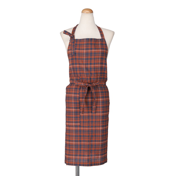 レリーフチェック　ショートエプロン