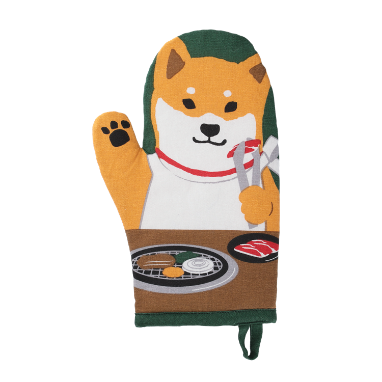 やきにくですか　ミトン(2枚入り)