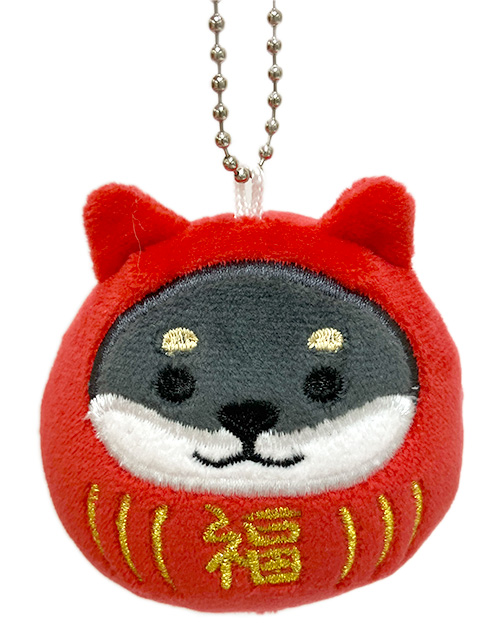 くろやなぎだるま　もちふわストラップ(5個入り)