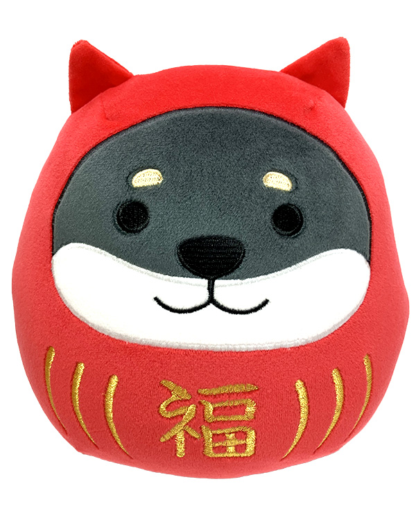 くろやなぎだるま　モチフワクッションＭ