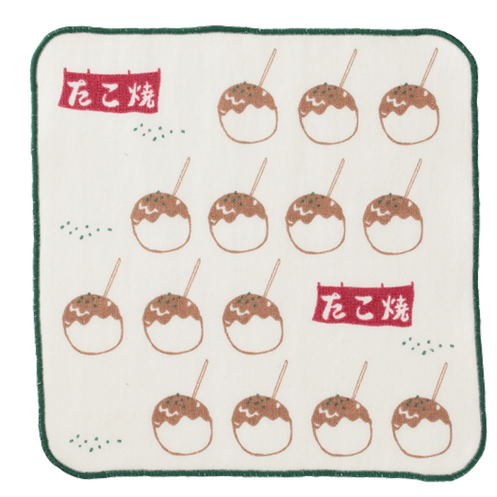 タコヤキ　ガーゼタオル(5枚入り)