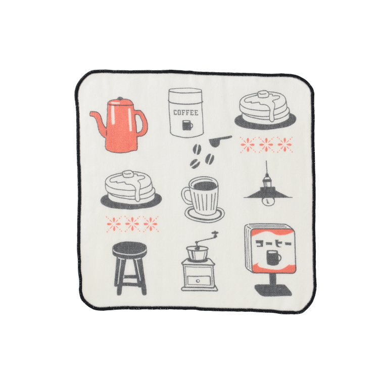 コーヒービヨリ　ガーゼタオル(5枚入り)