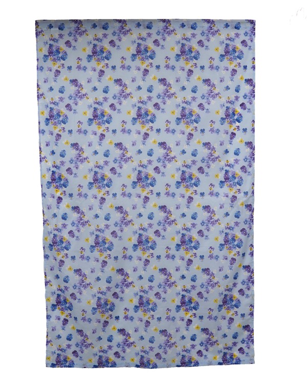 ビオラフラワー　タペストリーカーテン