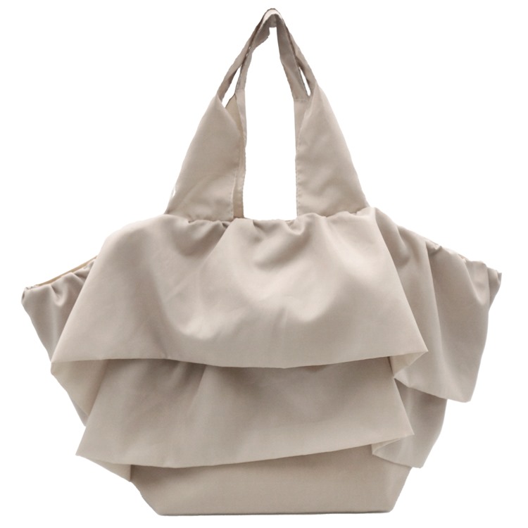 ソリッドフリル　フリルマルシェバッグ