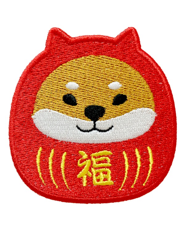 しばたさんだるま　ワッペンマグネット　(5個入り)