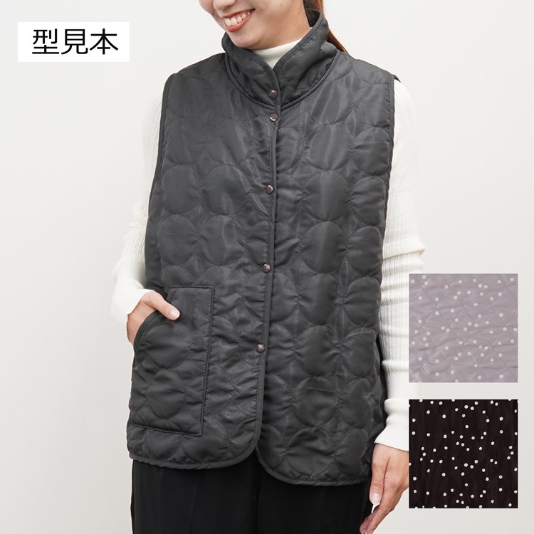 エヴァンズ　キルト前あきベスト