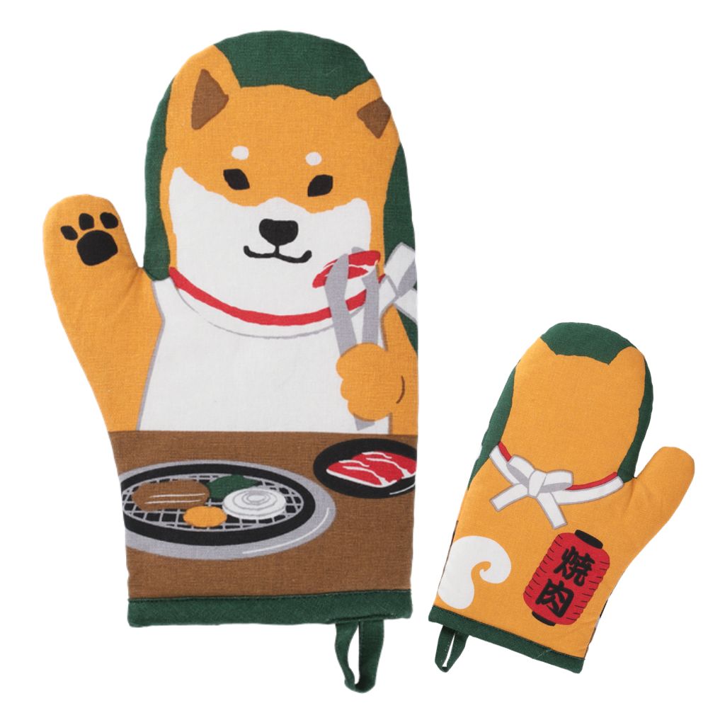 やきにくですか　ミトン(2枚入り)