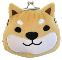 モチモチシバタサン　がま口ポーチ