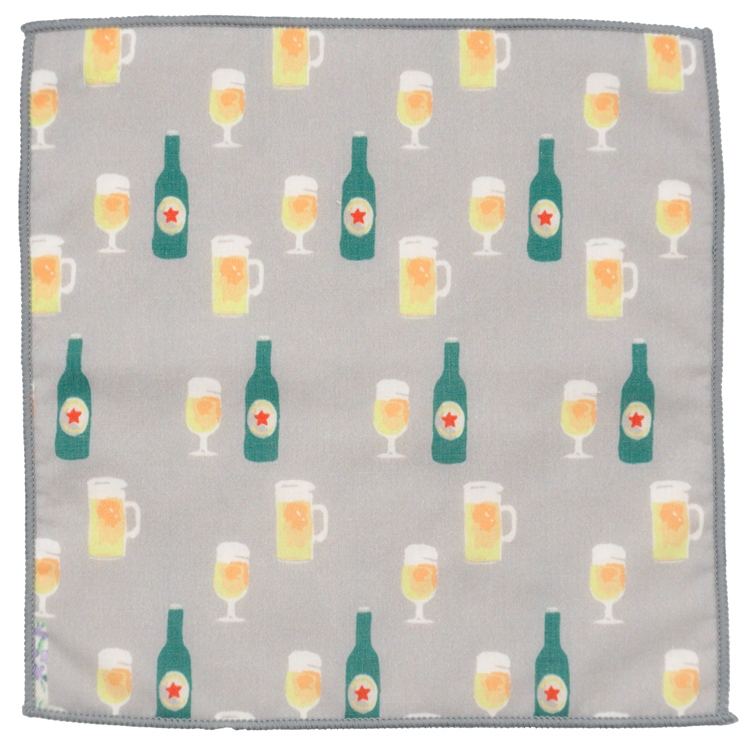 メニービール　デジプリハンカチ