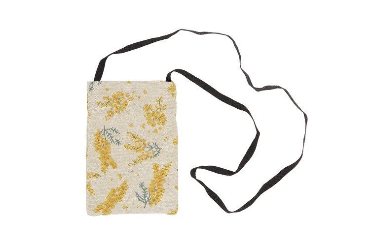 ジャカードミモザ　ポシェット