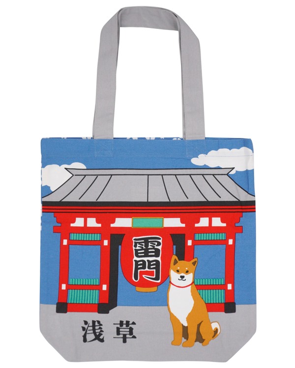 アサクサシバタ　A4トート　(2枚入り)