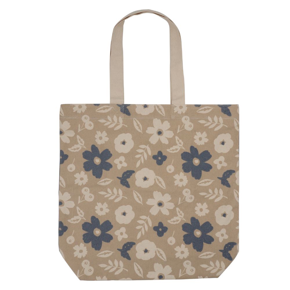 ブリスフラワー　ファスナー付A4トート　(2枚入り)